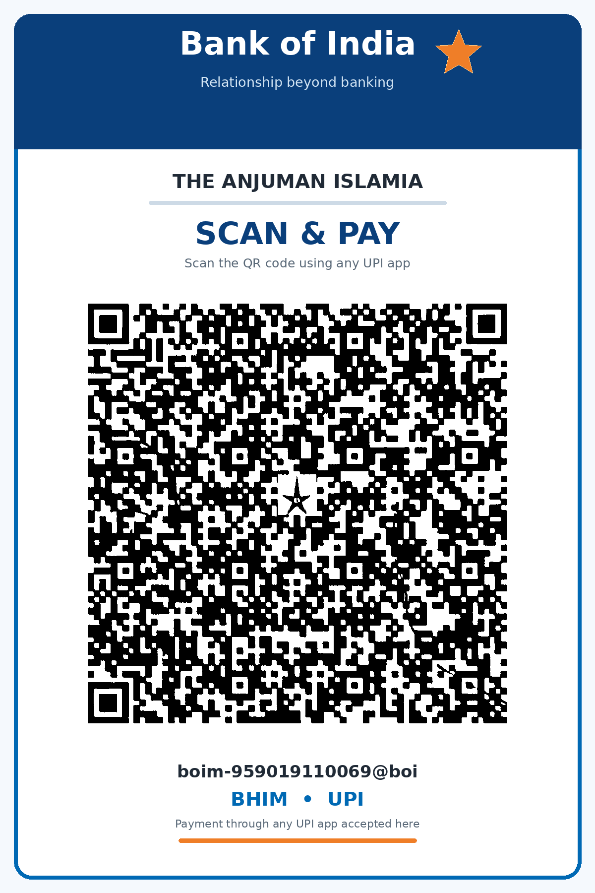 Donation QR code